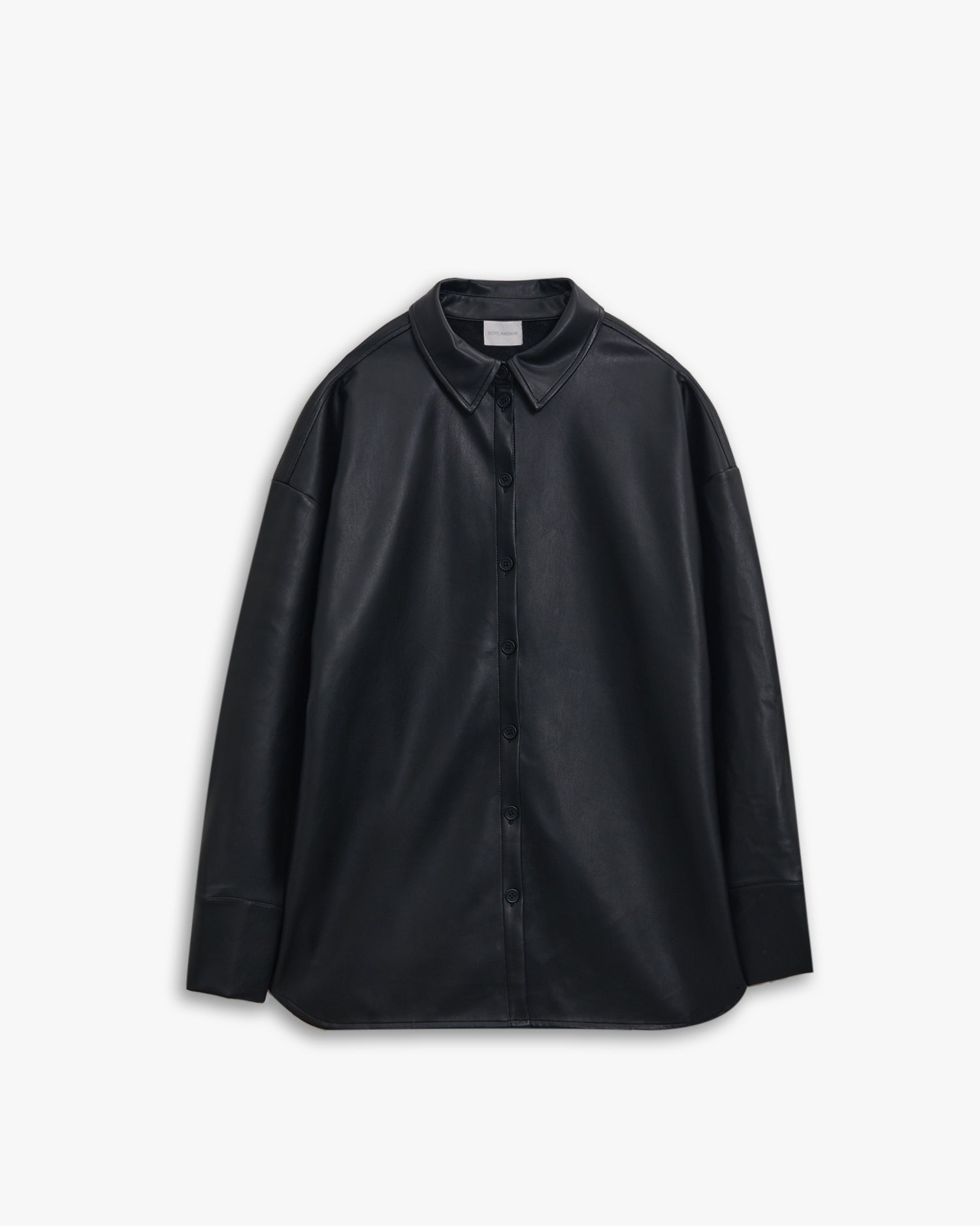 Faux-Leather Shirt image 0