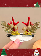 Special Christmas moose headdress - Yellow Gold, OS image