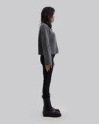 Cropped Turtleneck Sweater image 3