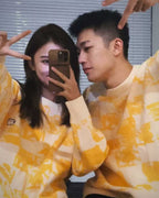 Simple Round Neck Jumper - Yellow, S image