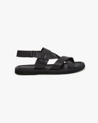 Black Leather Sandals image 1