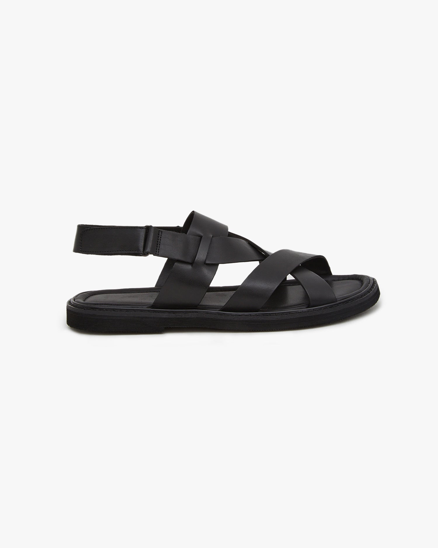 Black Leather Sandals image 1