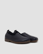 Slip-On Flat Shoes In Leather - Black, 8 image