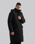 Hooded Extra Long Puffer Jacket image 1