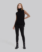 Turtleneck Knitted Pure Merino Wool Vest image 2