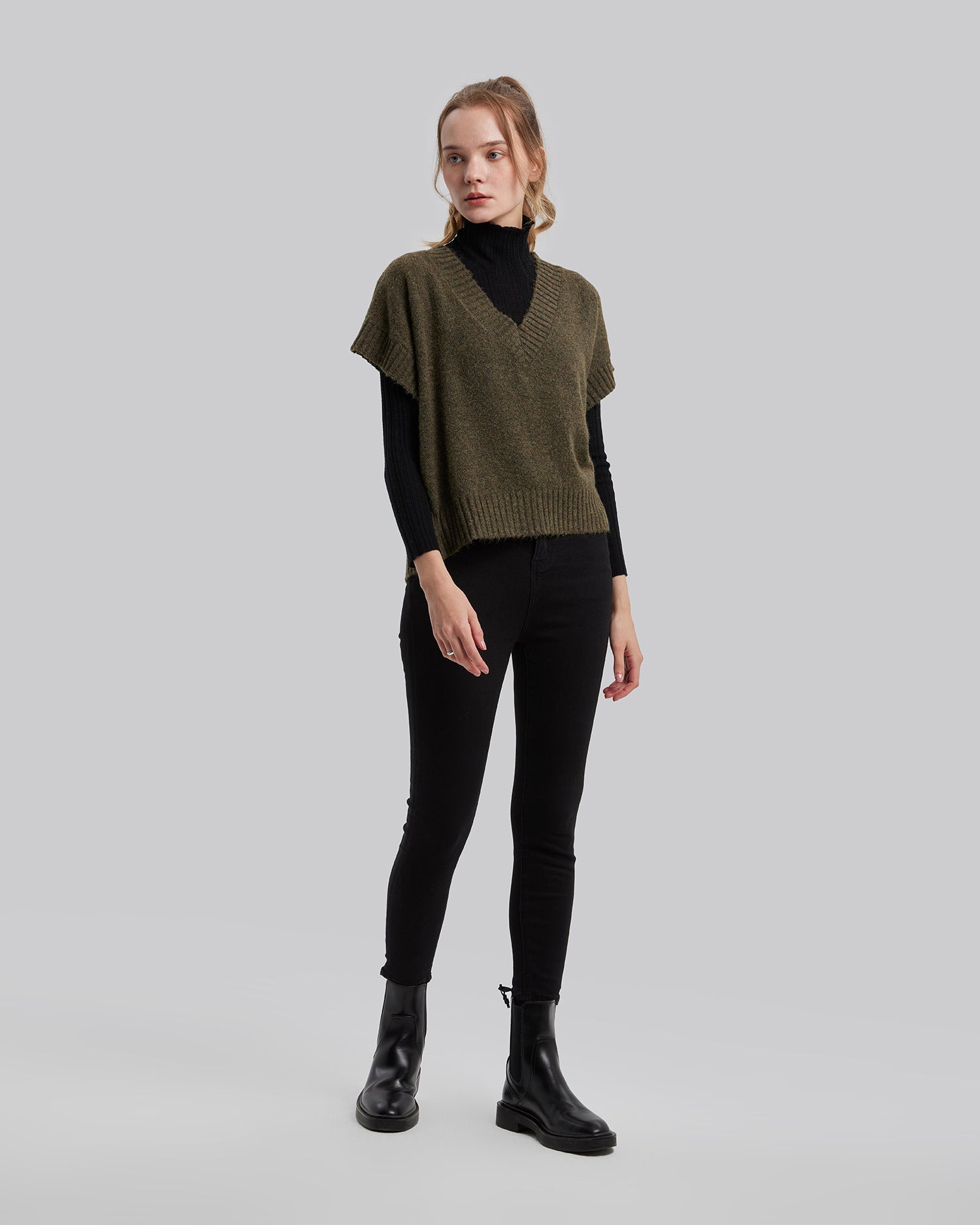 V-Neck Sweater image 2