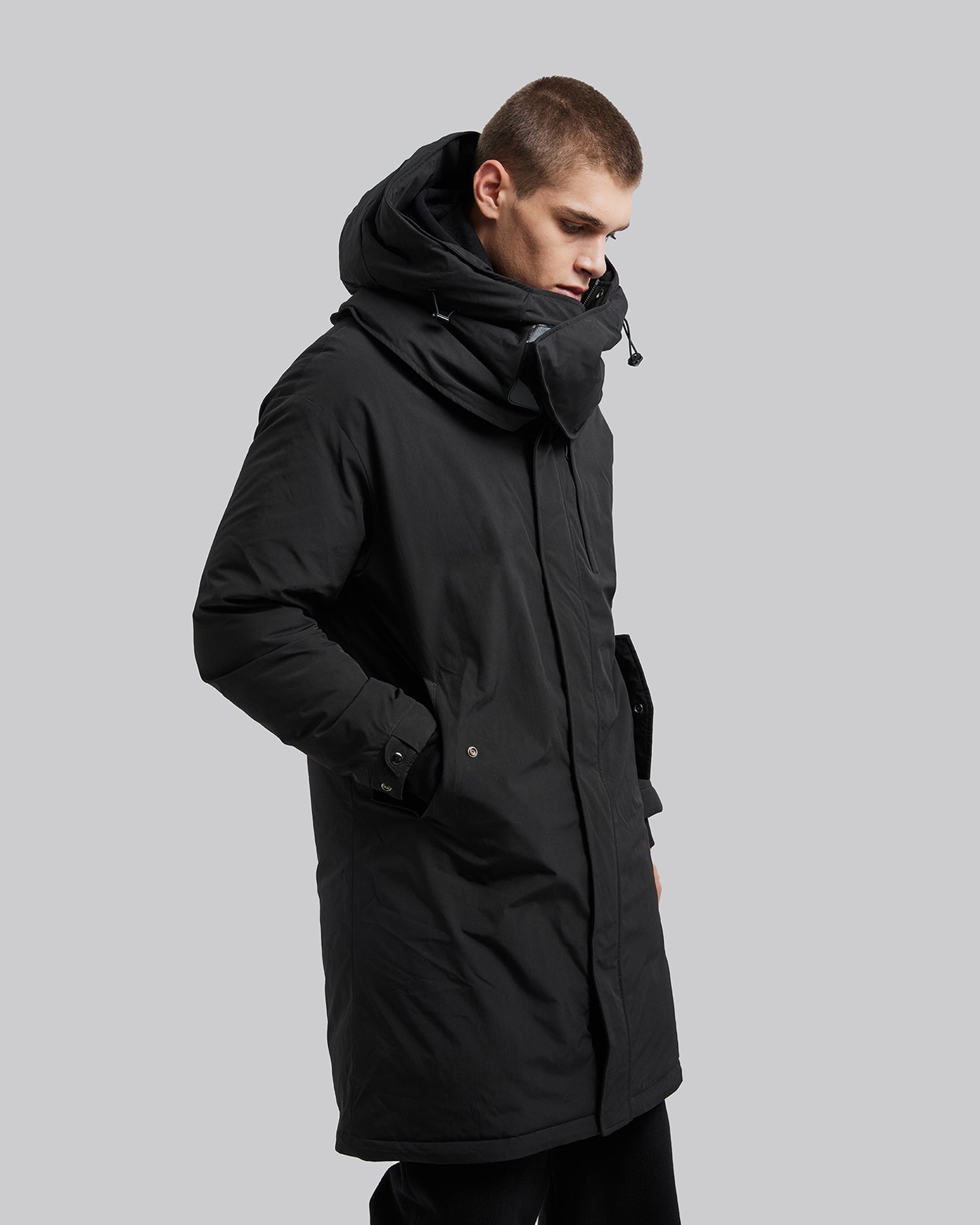 Graphic-Back Hooded Puffer Jacket image 3