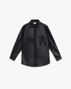 Faux-Leather Pocket Jacket image 0