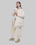 Layered Pocket High Collar Puffer Jacket image 2