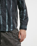 Irregular Striped Print Long-Sleeve Shirt image 5