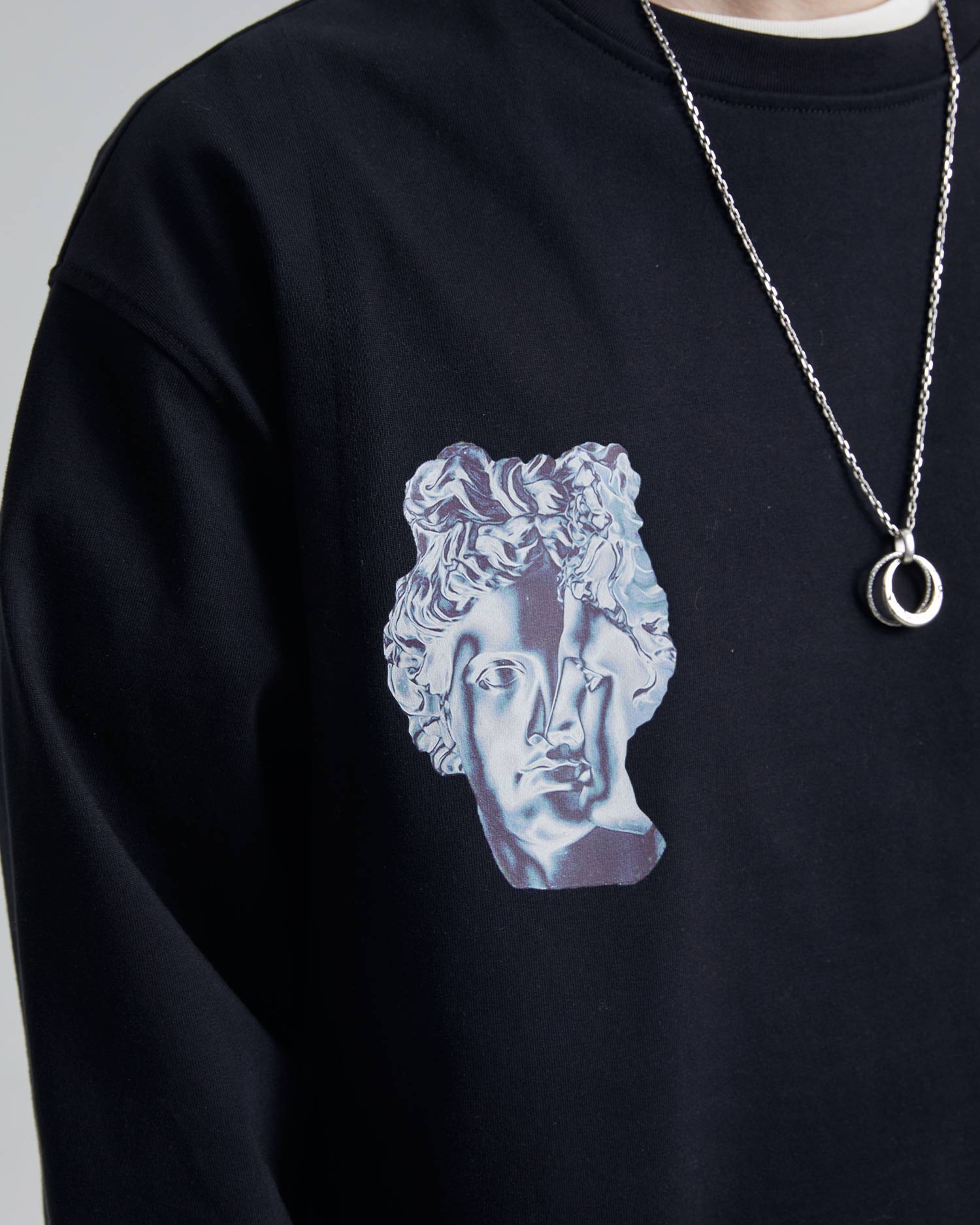 High Low Hem Graphic Sweatshirt image 5