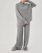 Wool Slant Cut Lounge Set - Morning fog, M image