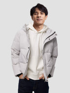 Simple Hooded Puffer Jacket image 0