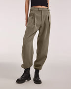 Belt Pleated Pants image 1