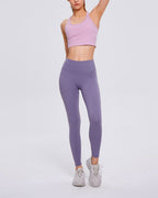 Waveless Ankle Legging - Purple Powder, S image