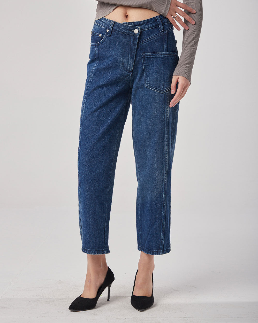 Women's Bootcut Jeans - Blue, S image
