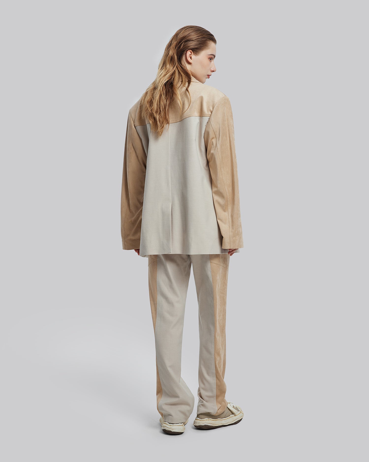 1 × Earthy Color Panel Blazer image 5