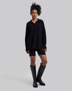 Woolen Shirt in Black - Black, M image