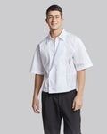 All-cotton Irregular Shirt - Offwhite, S image