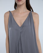 Silky Open Back Long Dress image 4