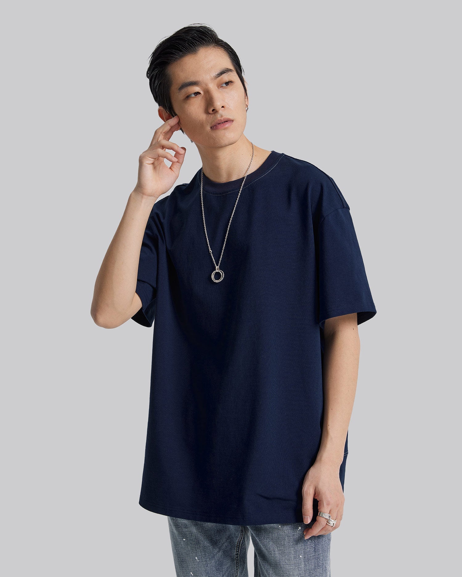 Patchwork-Hem T-Shirt image 2