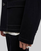 Exposed Seam Wool Blazer image 5