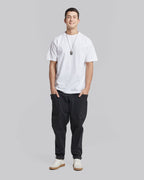 Mid Waist Tapered Leg Pants - Black, XL image