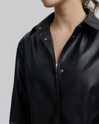 Faux-Leather Classic Jacket image 4
