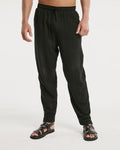 Light Elastic Waist Tapered Pants image 1