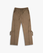 Knee Strapped Pants - Coffee, XL image