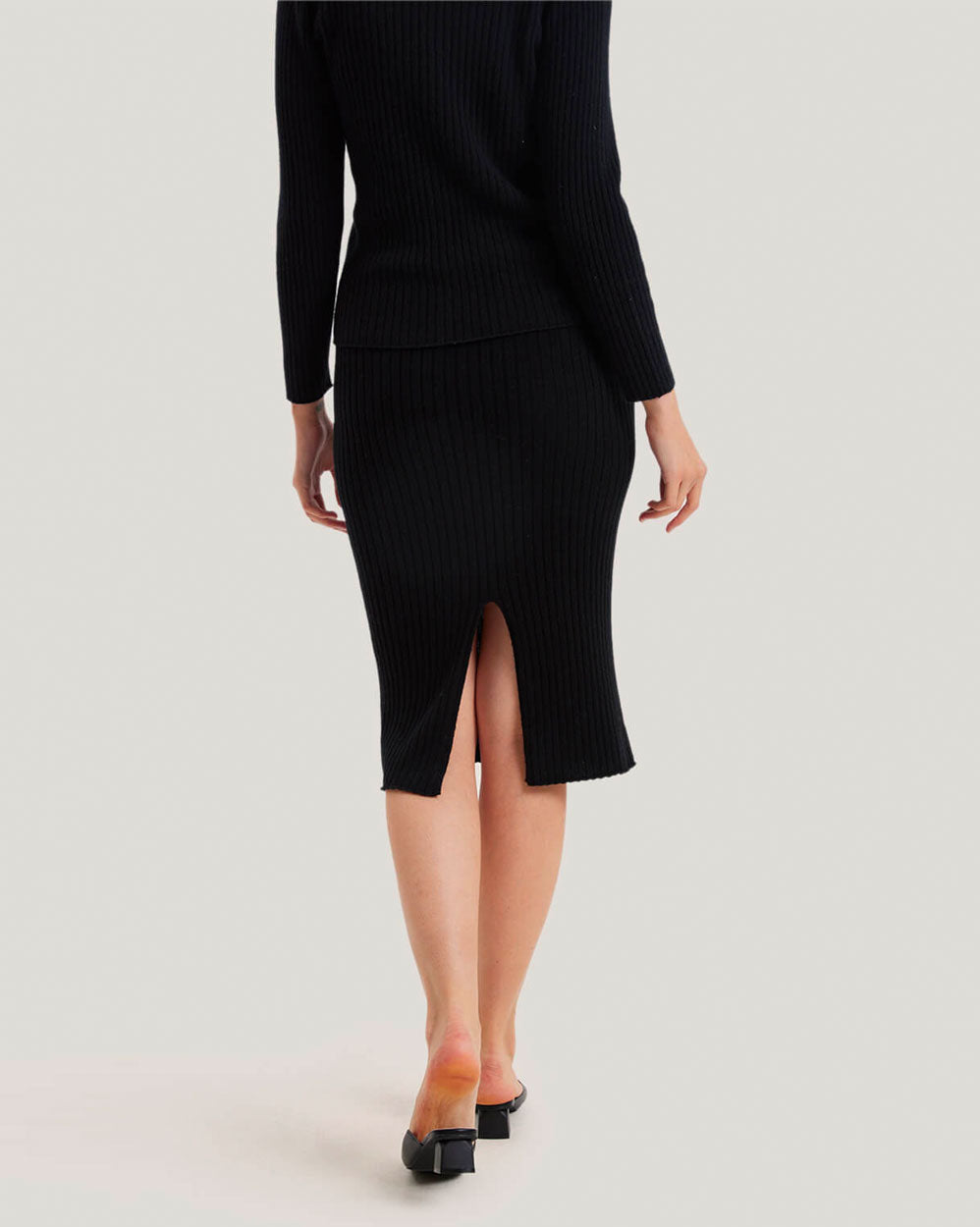 Tailored 100% Wool Skirt image 3