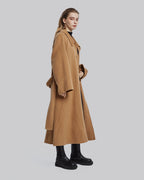 100% Wool Single Breasted Coat image 2