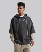 Fake-Two-Piece Hoodie image 1