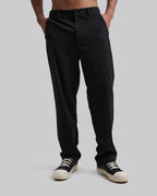 All Black Pants with Splits image 1