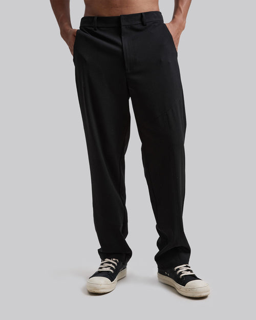 All Black Pants with Splits image 1