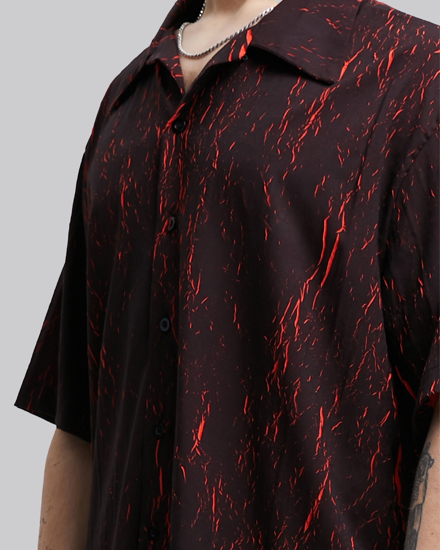 Short Sleeve Pattern Printed Shirt image 5