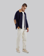 Contrast Panel Wool Overshirt image 3
