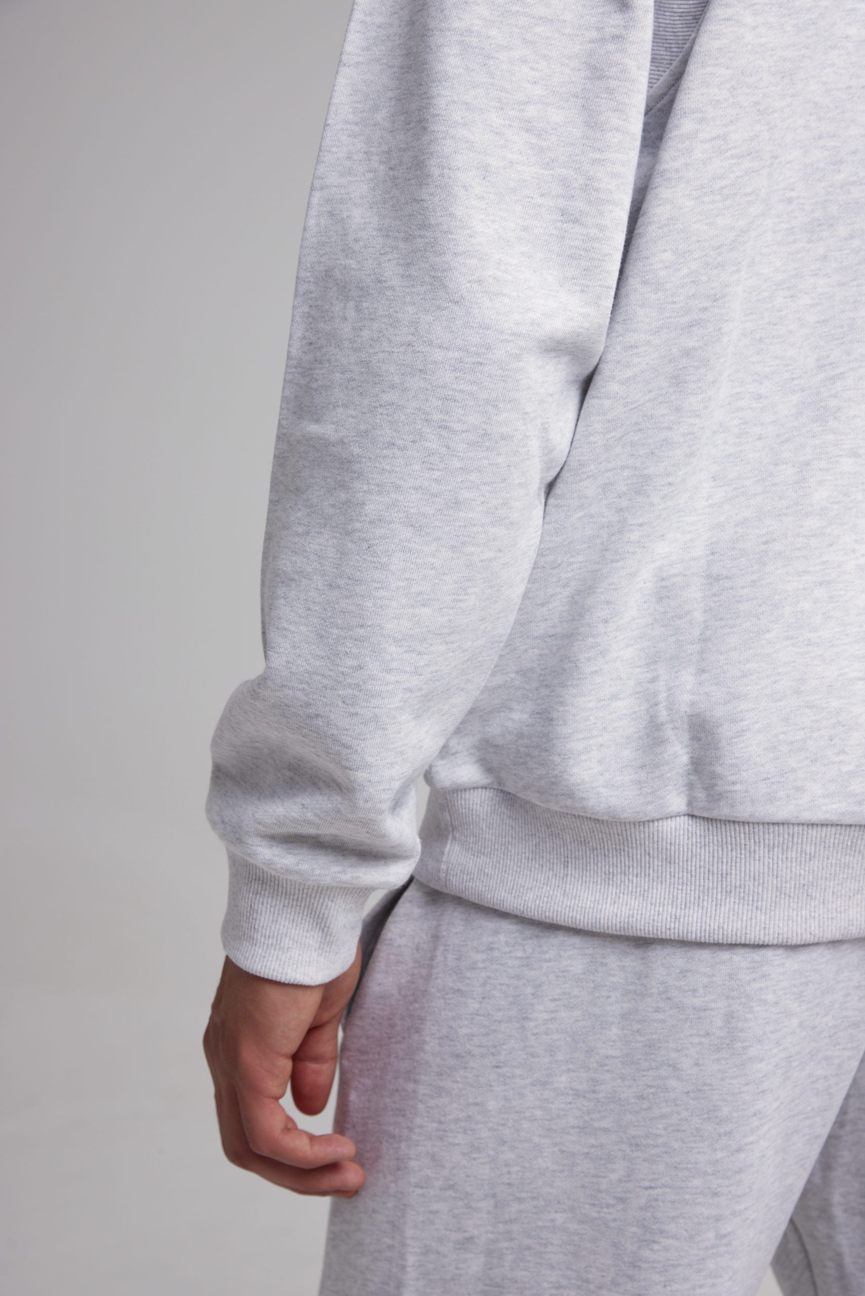 Grey Cotton Sweatshirt image 5