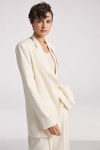 Linen Layered Blazer image 2