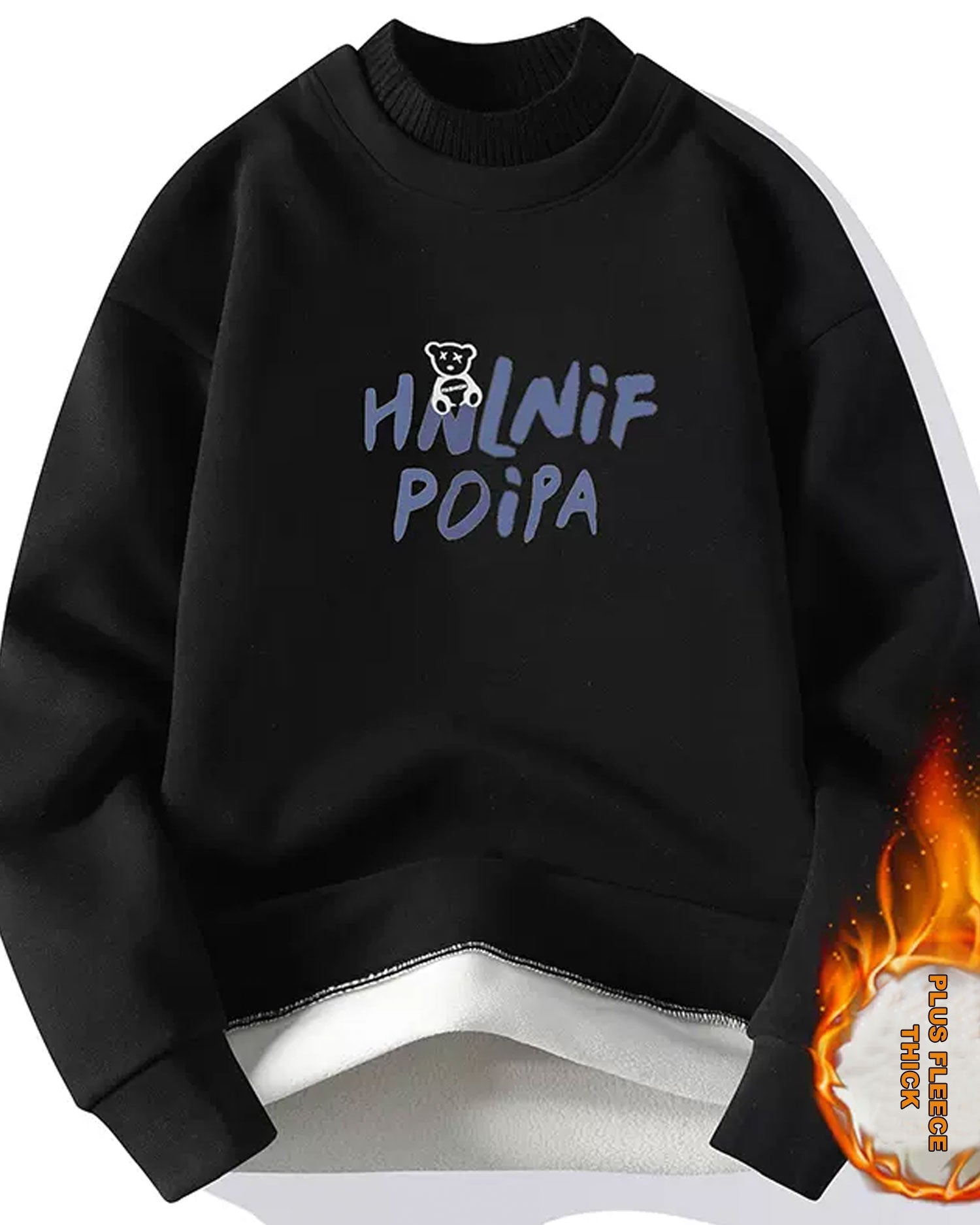 Layered Neck Cotton Pullover - Jasper, XXXL image