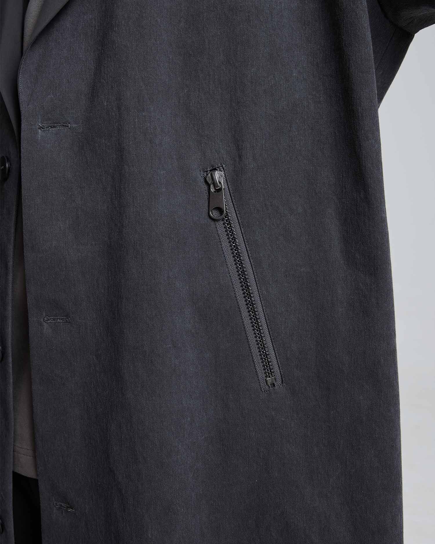 Diagonal Hand-Pockets Coat image 4