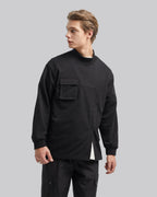 Off Center Pleat Sweatshirt image 1
