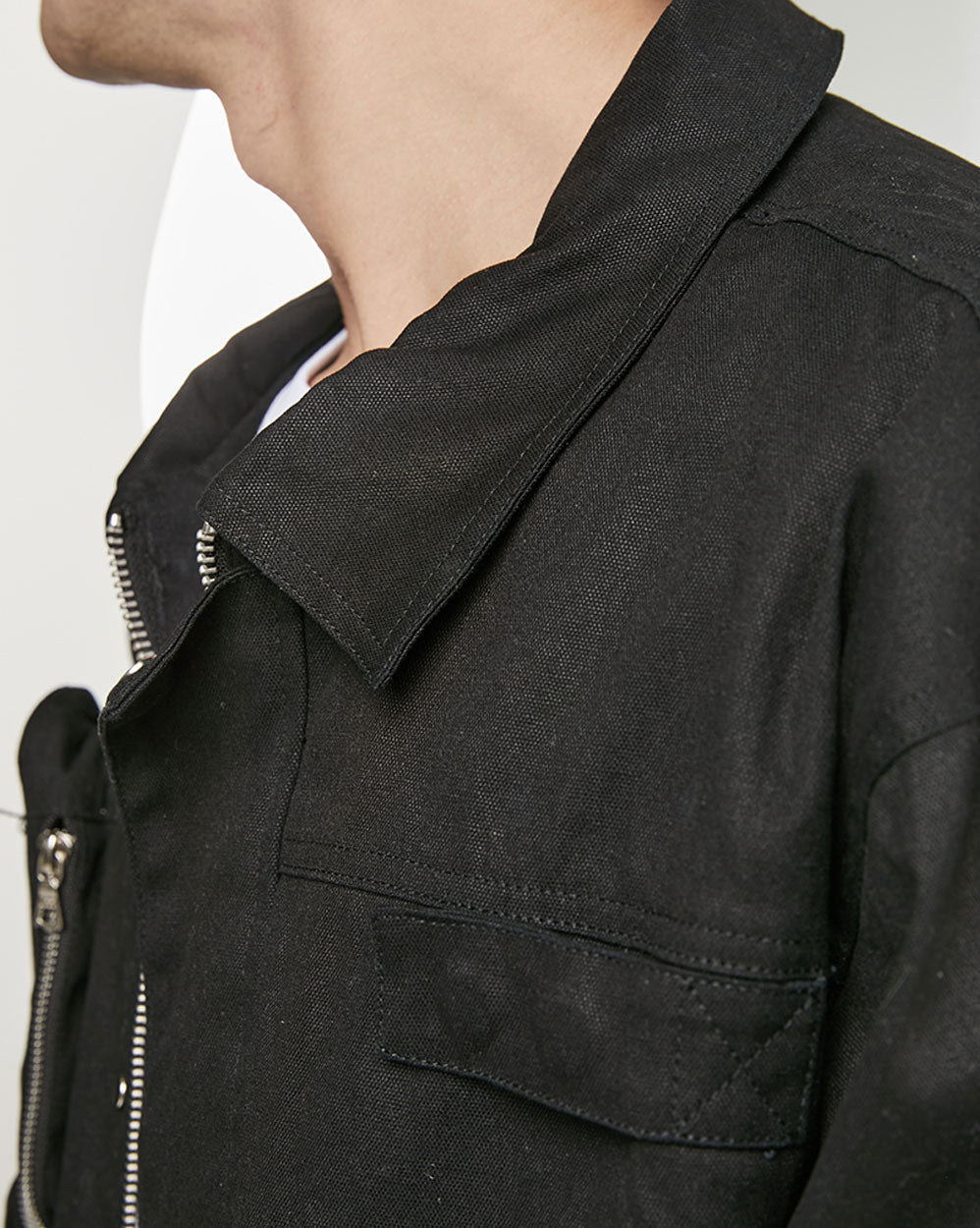 Pure Cotton Workwear Jacket With Pockets image 5