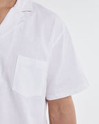 Stylish V-neck Linen T-shirt image 5