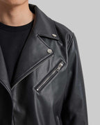 Faux-Leather Biker Jacket image 4