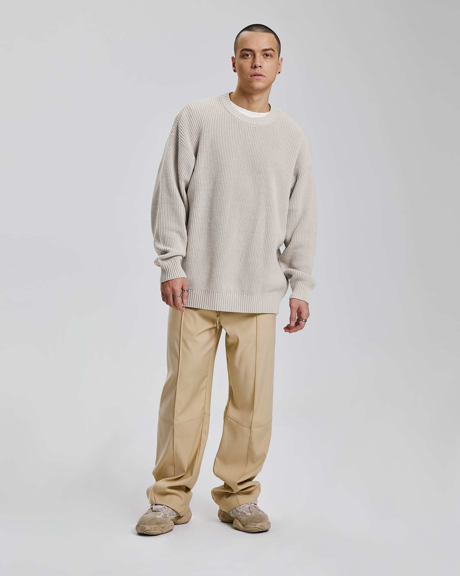 Knitted Crewneck Sweater image 2