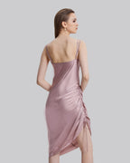 Asymmetrical Cinched Side Dress image 4