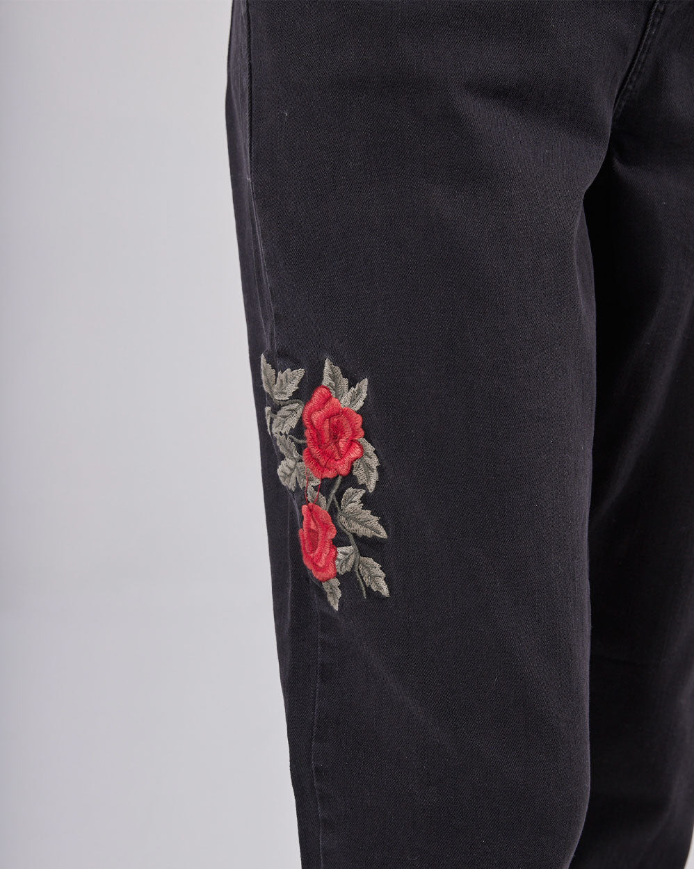 Flower Pattern Loose Jeans image 5