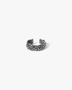 Silver Fine Details Braided-Ring image 1