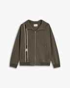 Side-Tape Zip Up Hoodie image 0